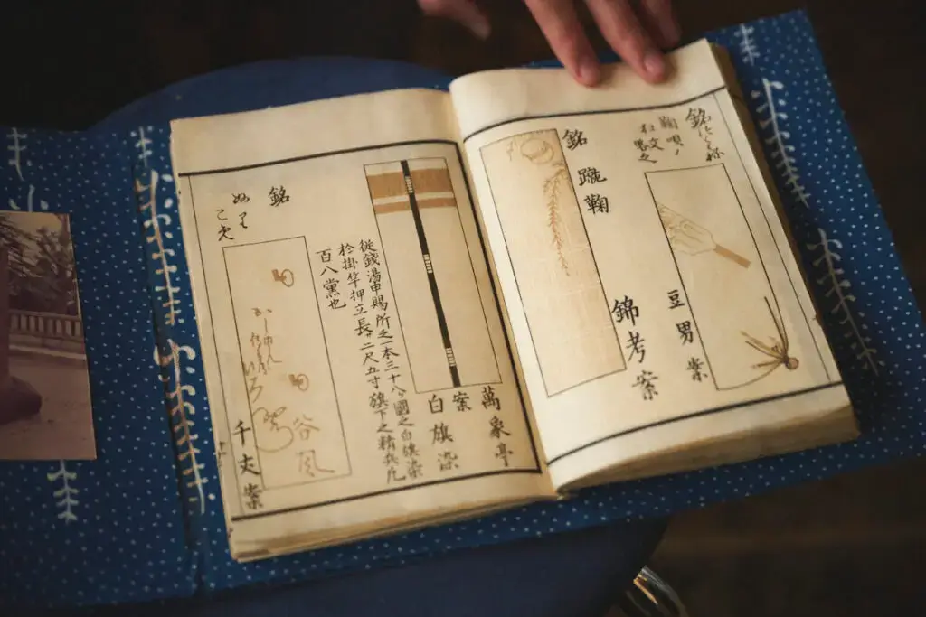 When did Tenugui start to have designs?